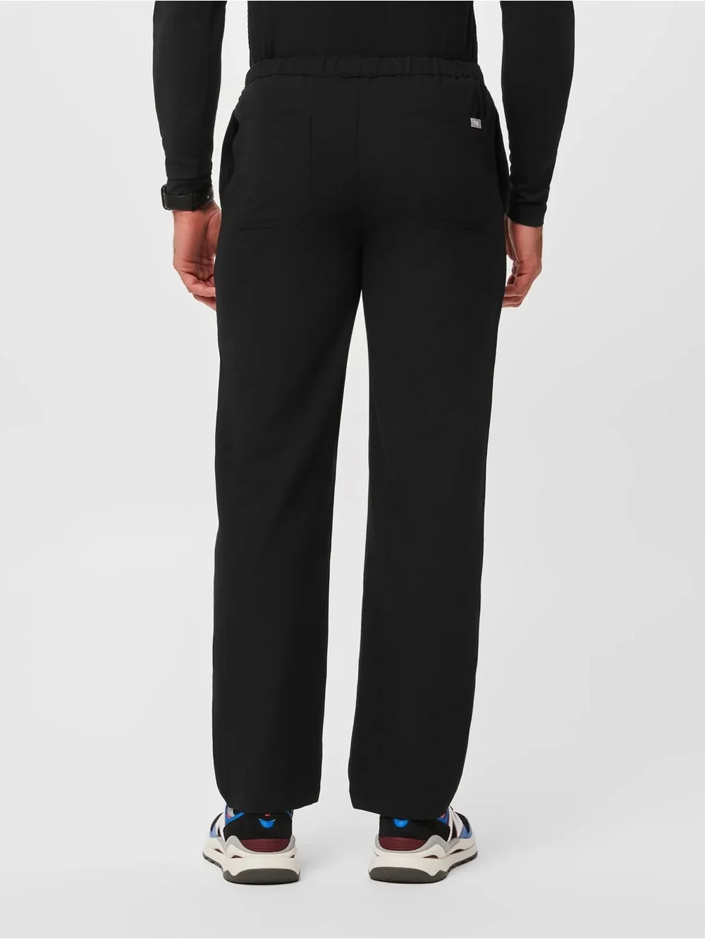 Figs Pisco Straight Leg Black Scrub Pant Technical Collection Size Small